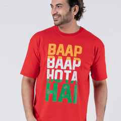 Baap Baap Hota Hai - Oversized Drop Shoulder Unisex T-Shirt