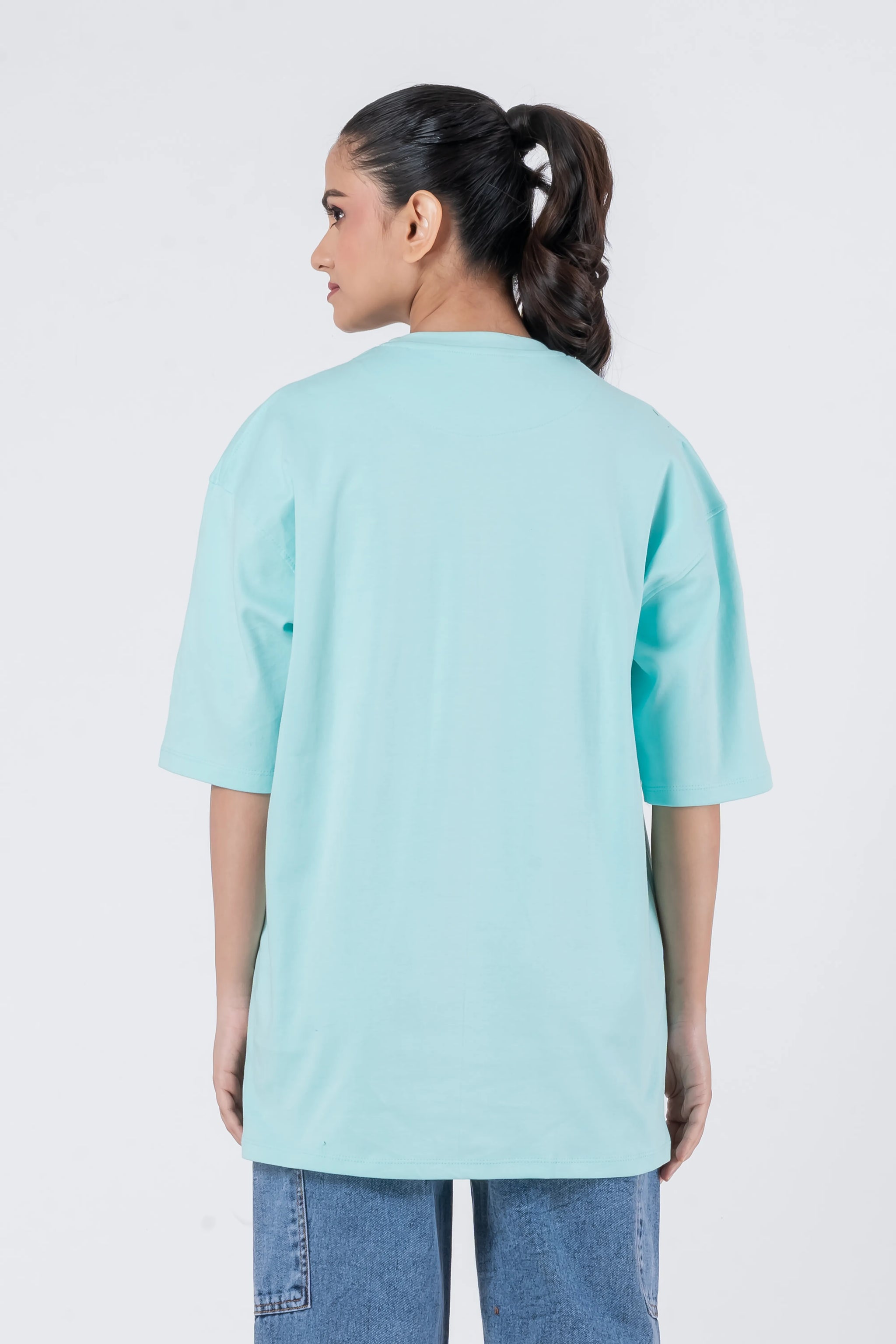 Bacche Ki Jaan Loge Kya - Oversized Drop Shoulder Unisex T-Shirt