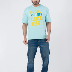 Bacche Ki Jaan Loge Kya - Oversized Drop Shoulder Unisex T-Shirt
