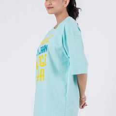 Bacche Ki Jaan Loge Kya - Oversized Drop Shoulder Unisex T-Shirt