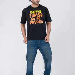 Beta Tumse Na Ho Payega - Oversized Drop Shoulder Unisex T-Shirt