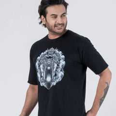 Bike Ghost - Oversized Drop Shoulder Unisex T-Shirt