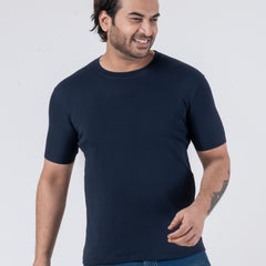 Regular Navy Blue Unisex T-Shirt
