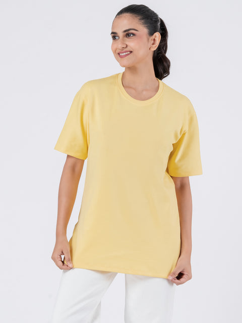 Regular Yellow Unisex T-Shirt