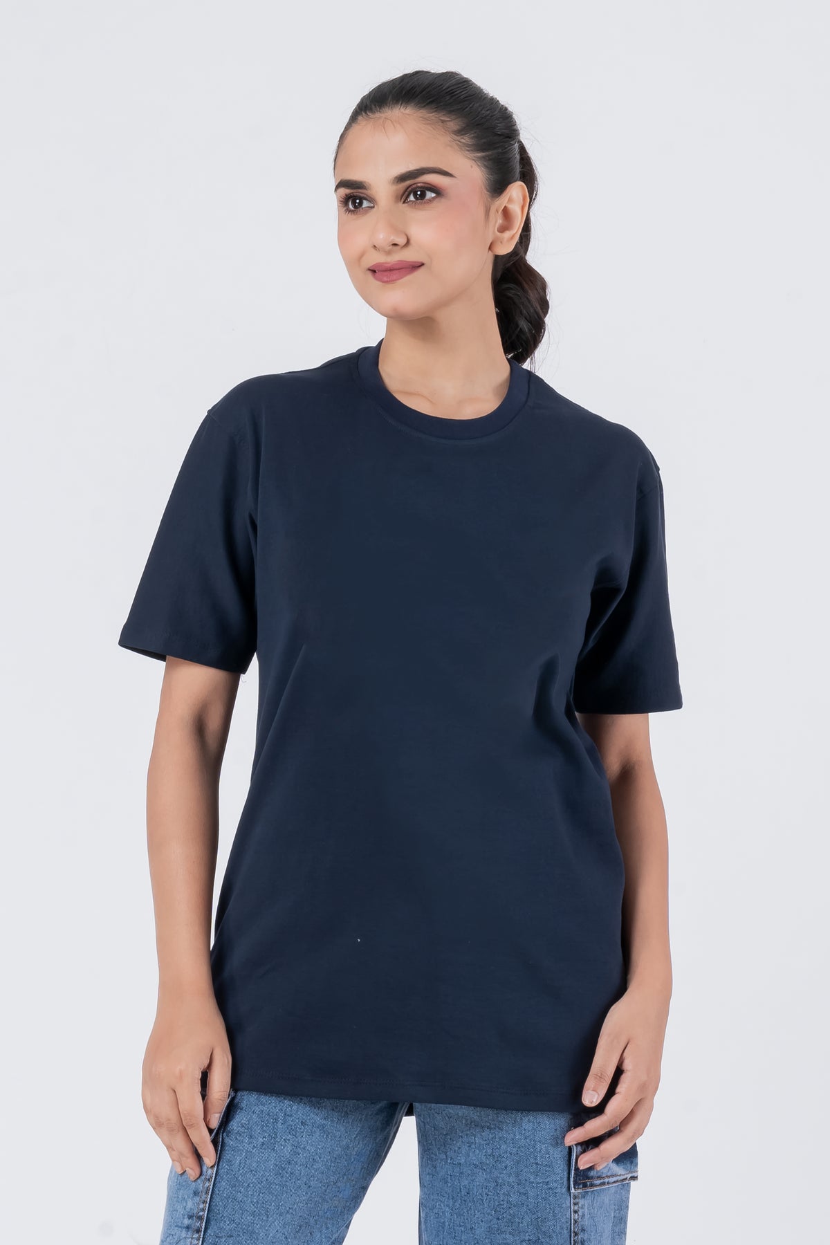 Regular Navy Blue Unisex T-Shirt