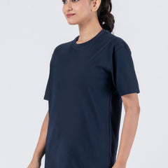 Regular Navy Blue Unisex T-Shirt