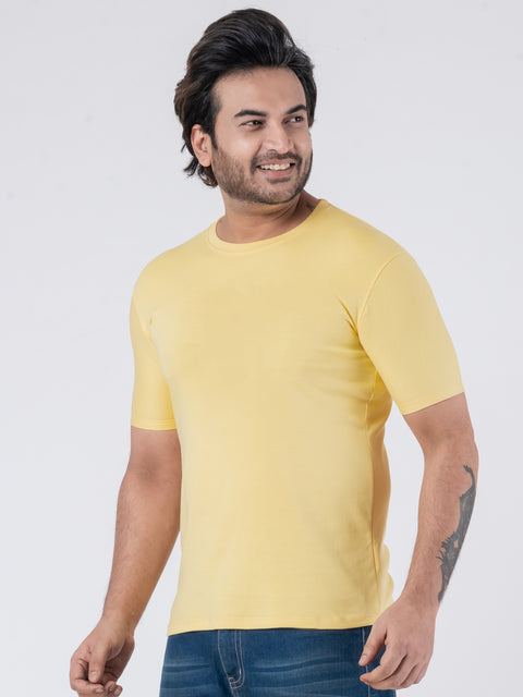 Regular Yellow Unisex T-Shirt