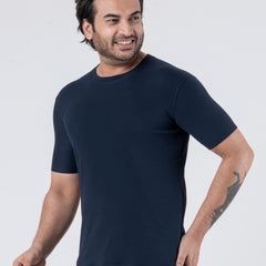 Regular Navy Blue Unisex T-Shirt