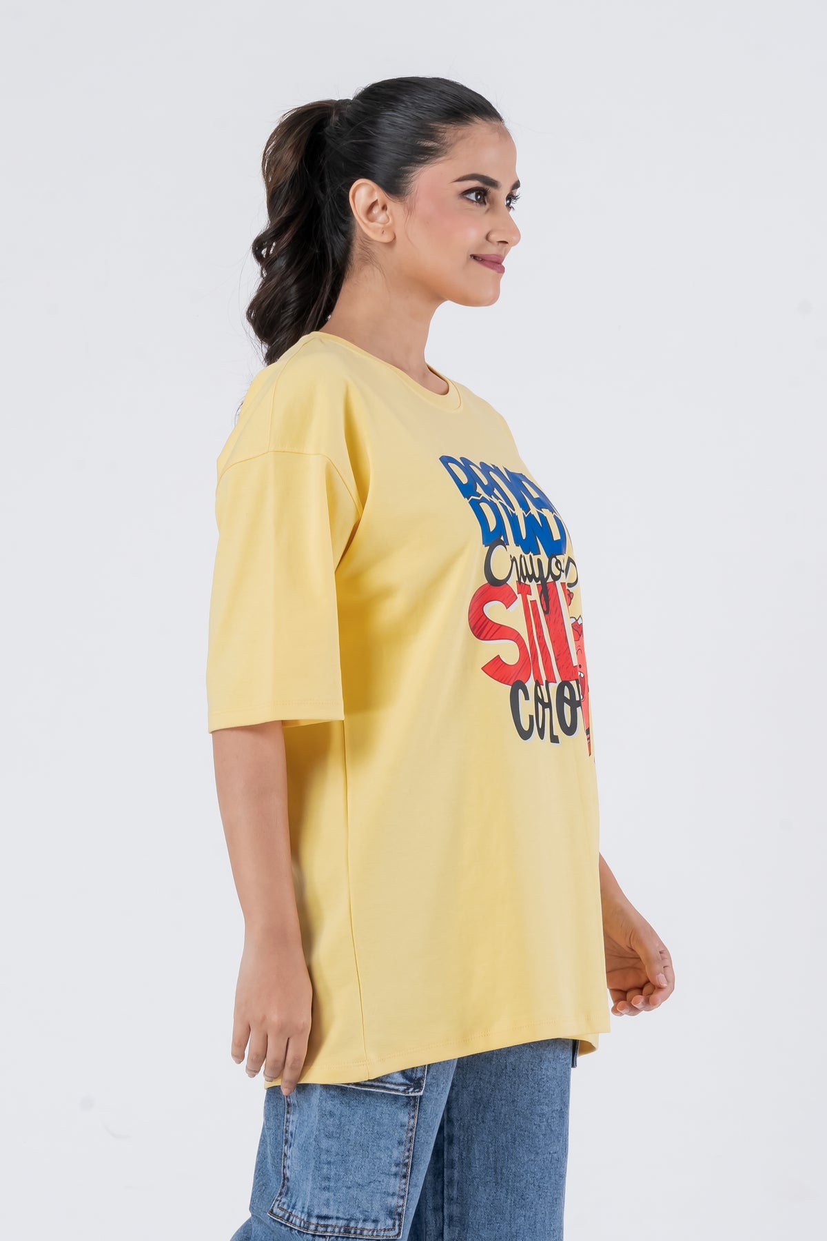 Broken Crayons Still Color - Oversized Drop Shoulder Unisex T-Shirt