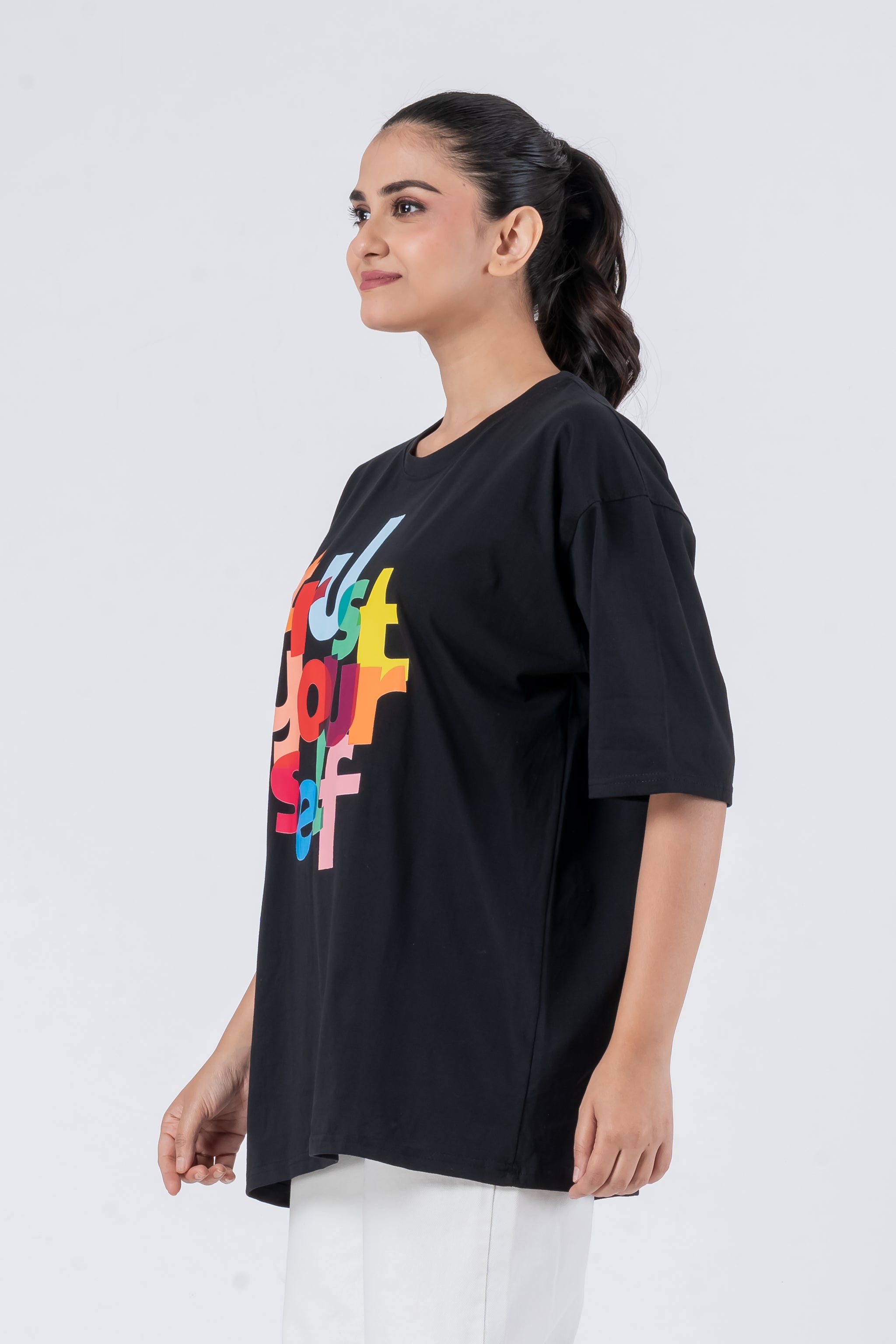 Trust Yourself - Oversized Drop Shoulder Unisex T-Shirt