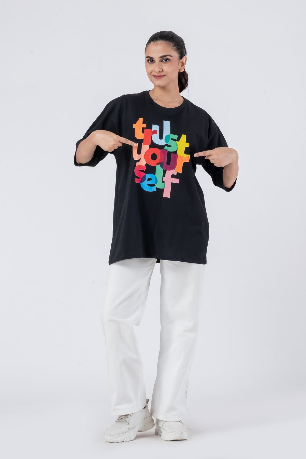 Trust Yourself - Oversized Drop Shoulder Unisex T-Shirt
