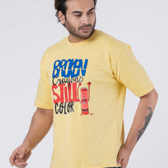 Broken Crayons Still Color - Oversized Drop Shoulder Unisex T-Shirt