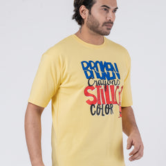 Broken Crayons Still Color - Oversized Drop Shoulder Unisex T-Shirt