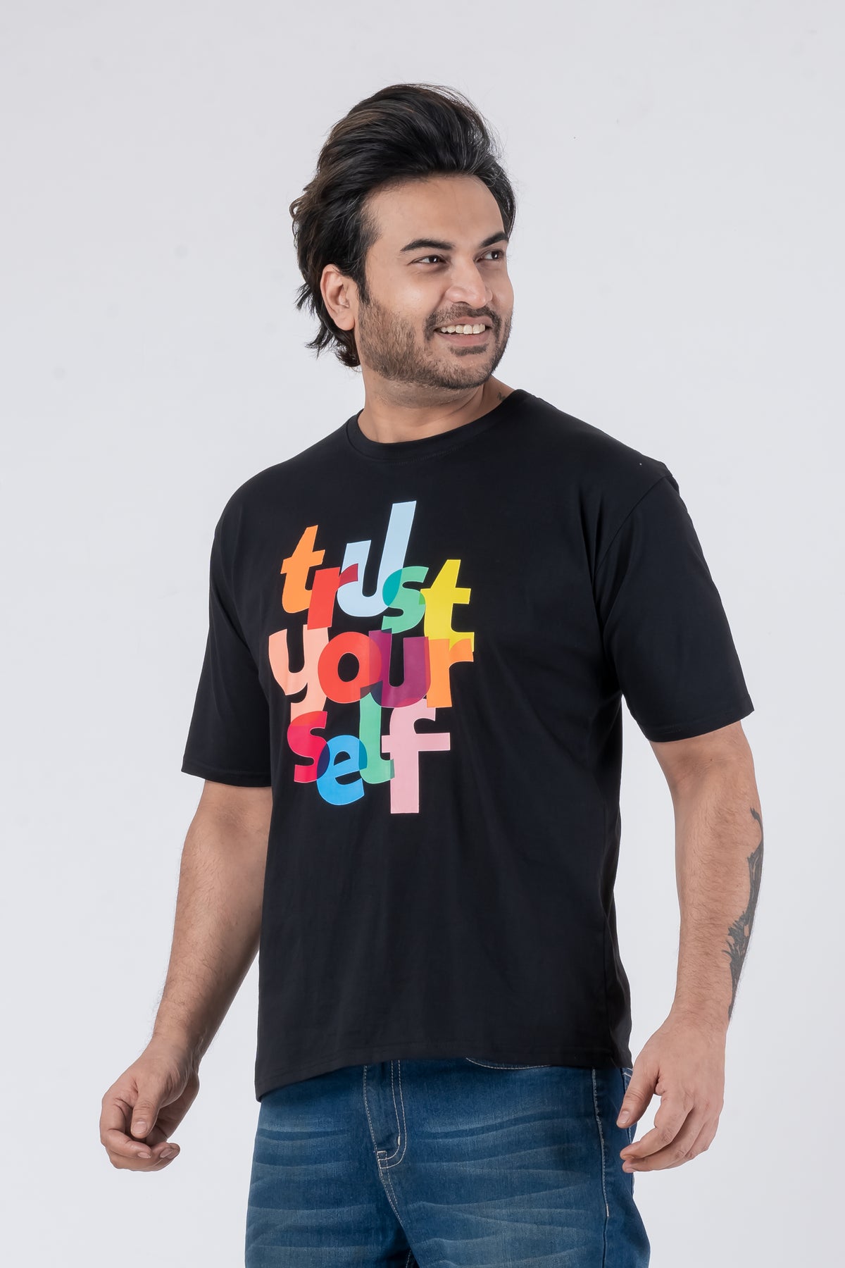 Trust Yourself - Oversized Drop Shoulder Unisex T-Shirt