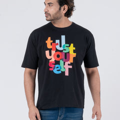 Trust Yourself - Oversized Drop Shoulder Unisex T-Shirt