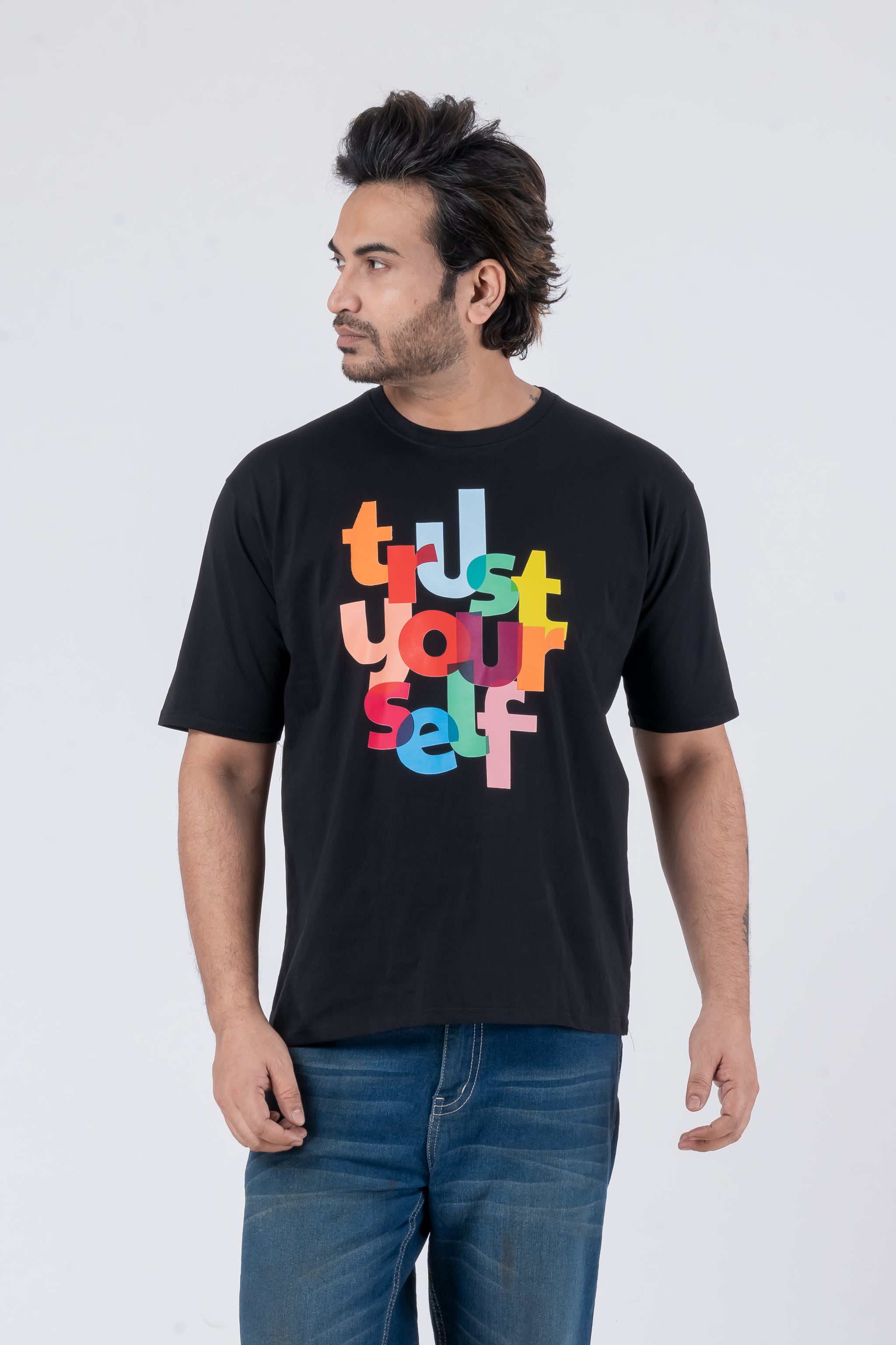 Trust Yourself - Oversized Drop Shoulder Unisex T-Shirt