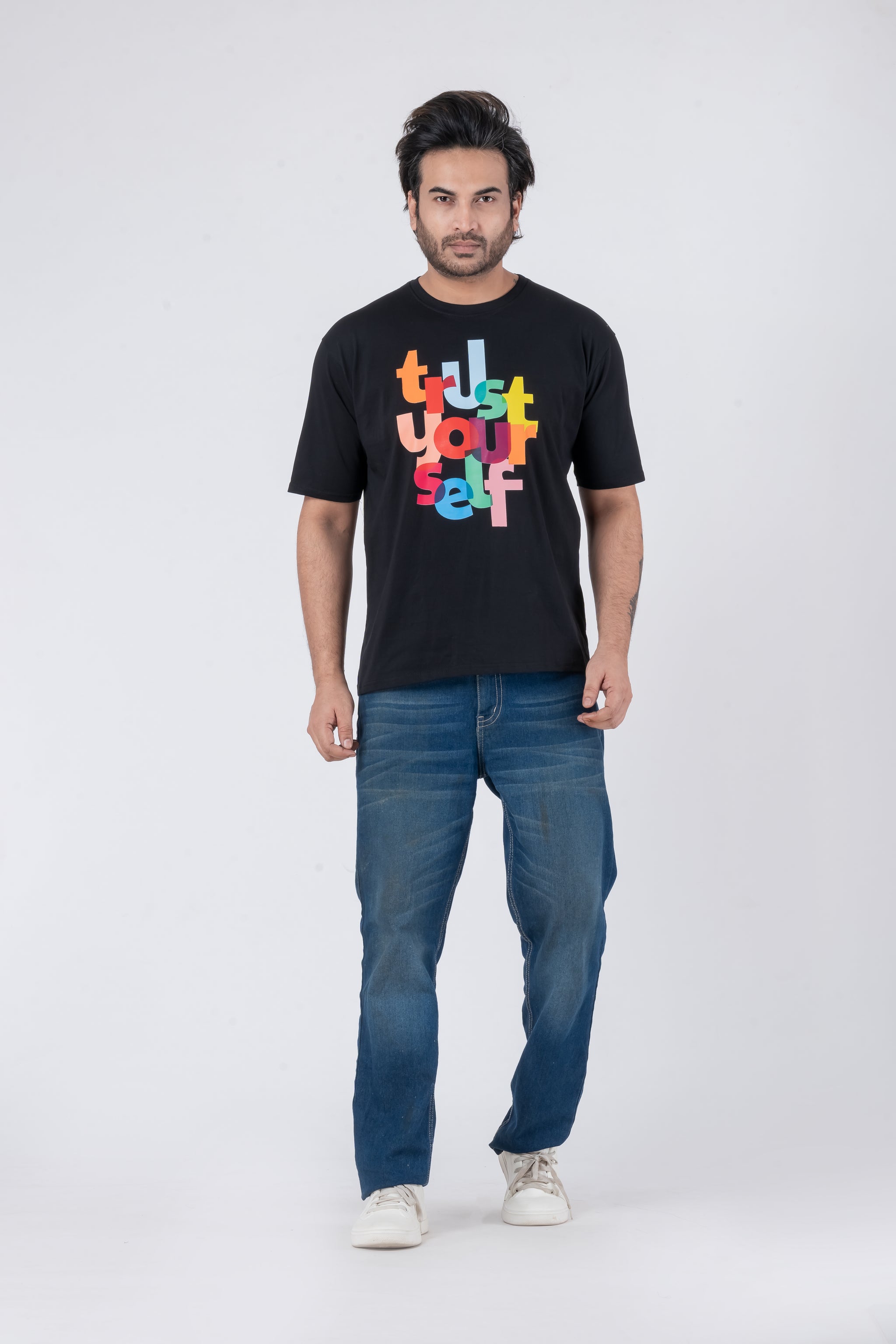 Trust Yourself - Oversized Drop Shoulder Unisex T-Shirt