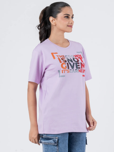 The Crown is Not Given Its Earned - Unisex T-Shirt