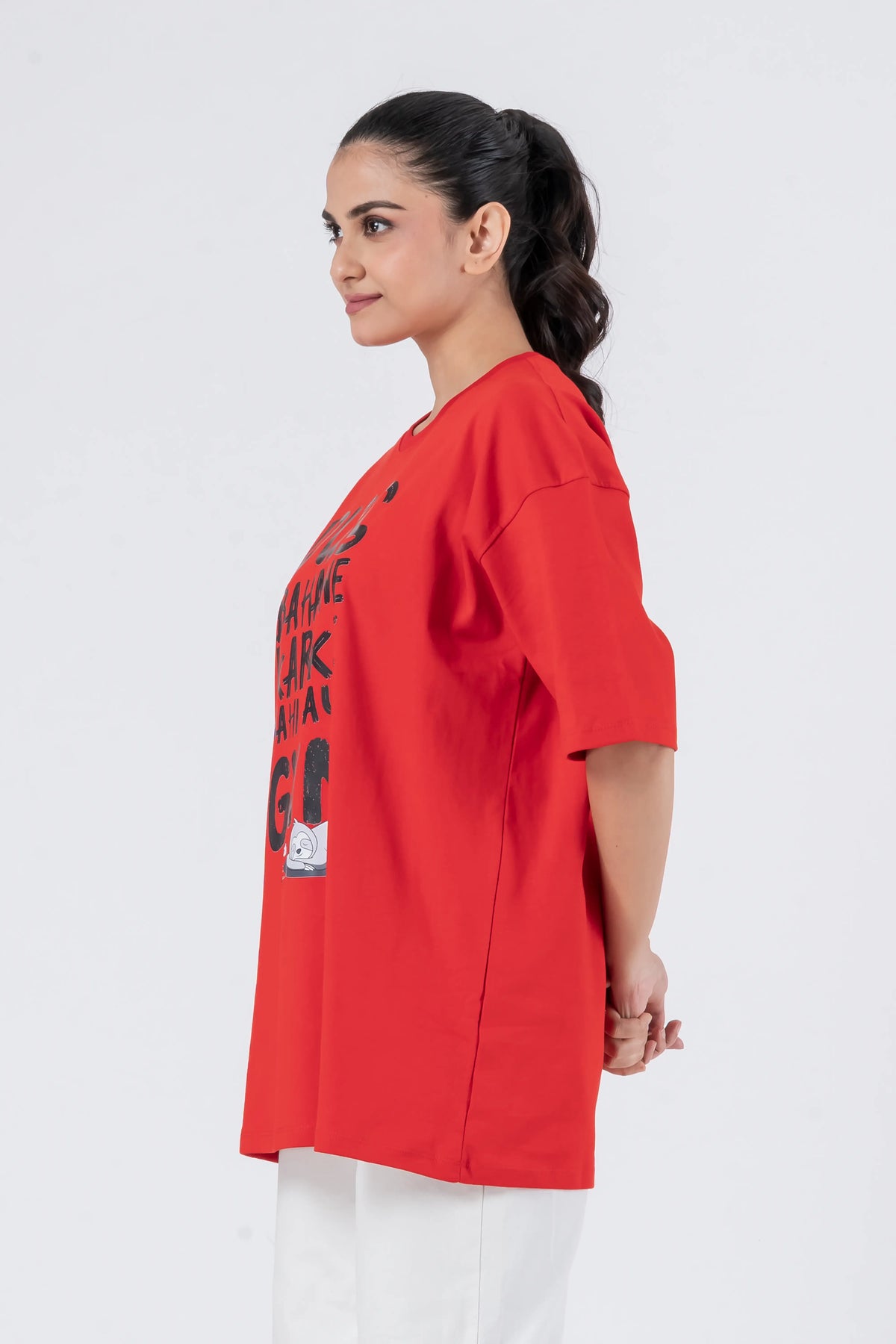 Dus Bahane Karke Nehi Gaye Gym - Oversized Drop Shoulder Unisex T-Shirt