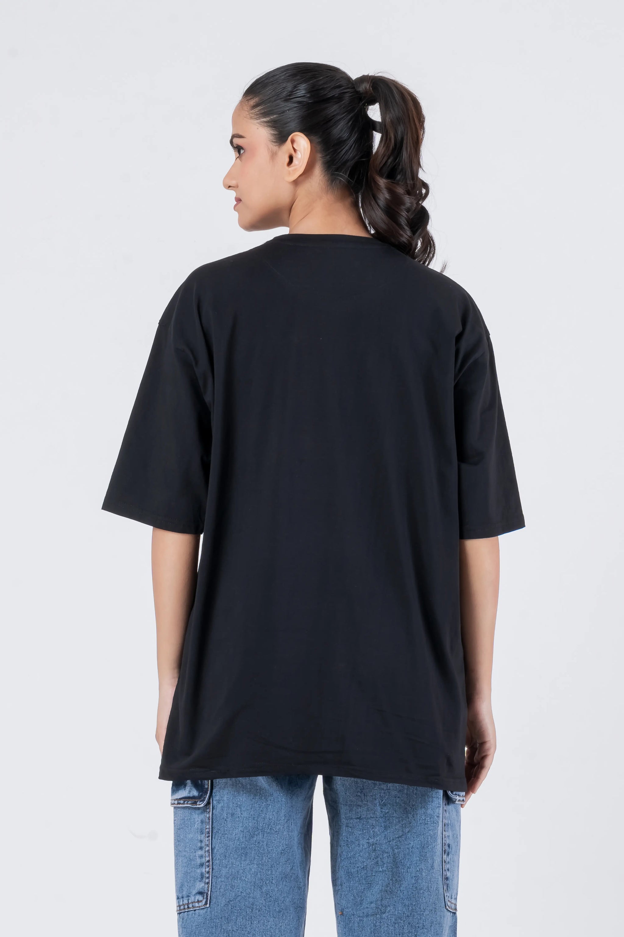 Net Nei Jibon Nei - Oversized Drop Shoulder Unisex T-Shirt