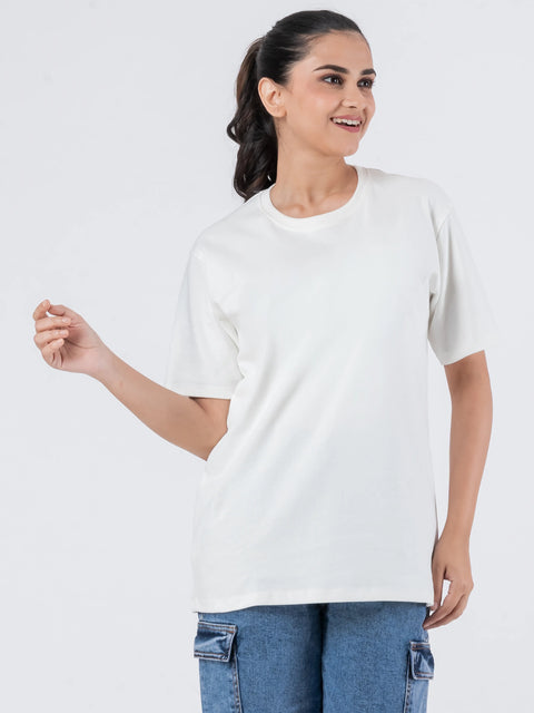 Regular Off-White Unisex T-Shirt