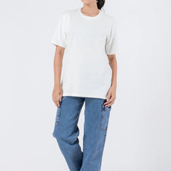 Regular Off-White Unisex T-Shirt