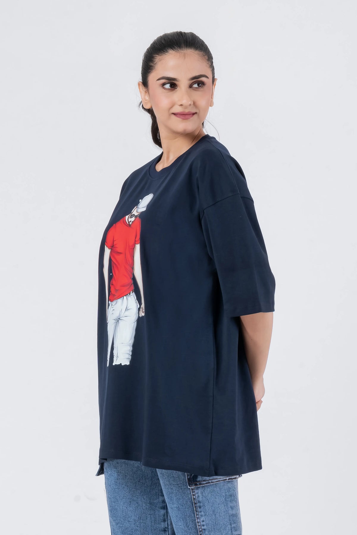 Stylish Man - Oversized Drop Shoulder Unisex T-Shirt