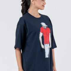 Stylish Man - Oversized Drop Shoulder Unisex T-Shirt