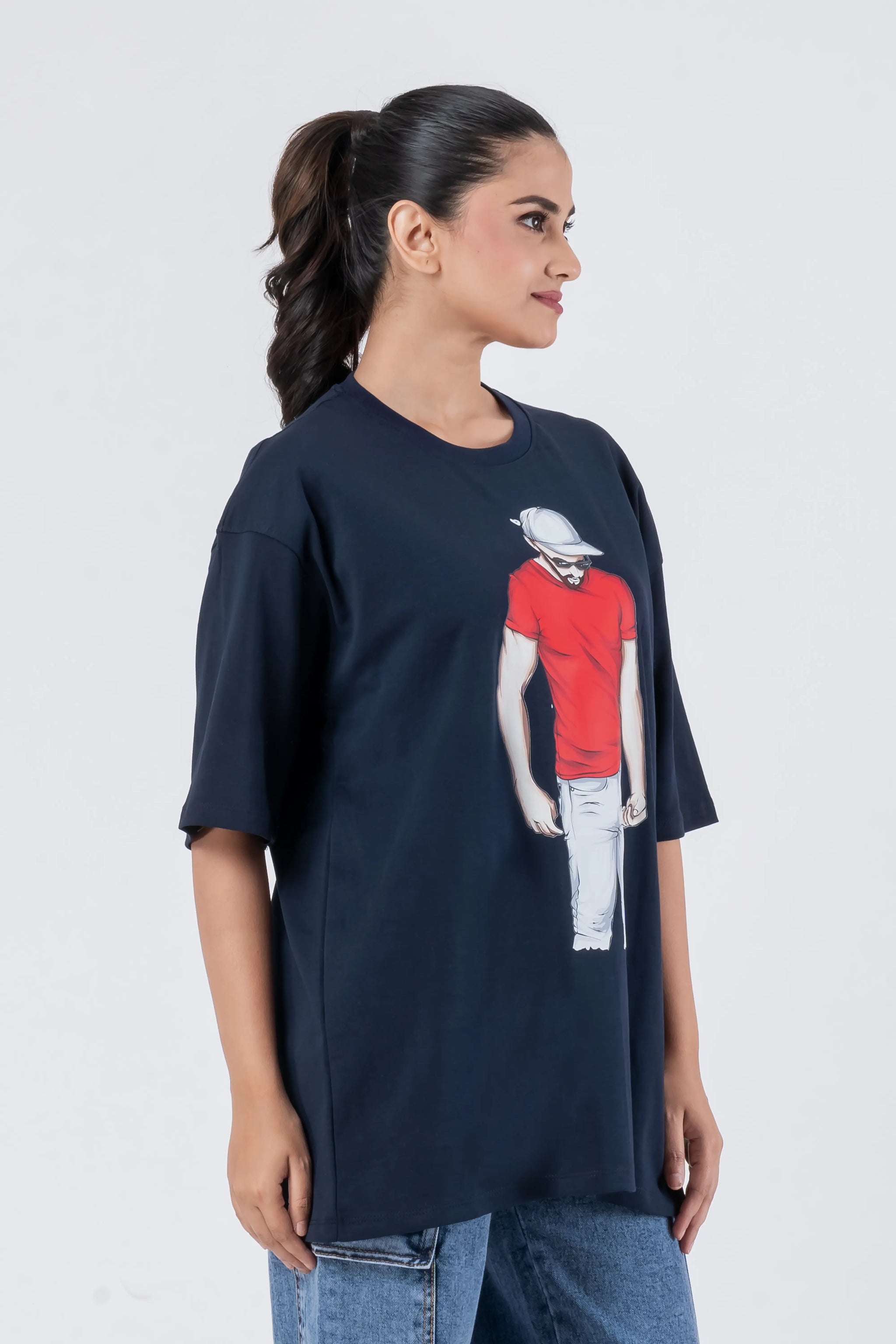 Stylish Man - Oversized Drop Shoulder Unisex T-Shirt