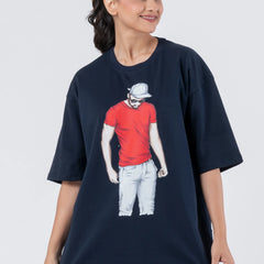 Stylish Man - Oversized Drop Shoulder Unisex T-Shirt
