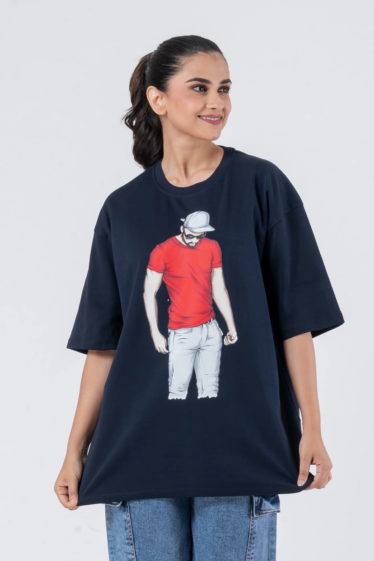 Stylish Man - Oversized Drop Shoulder Unisex T-Shirt
