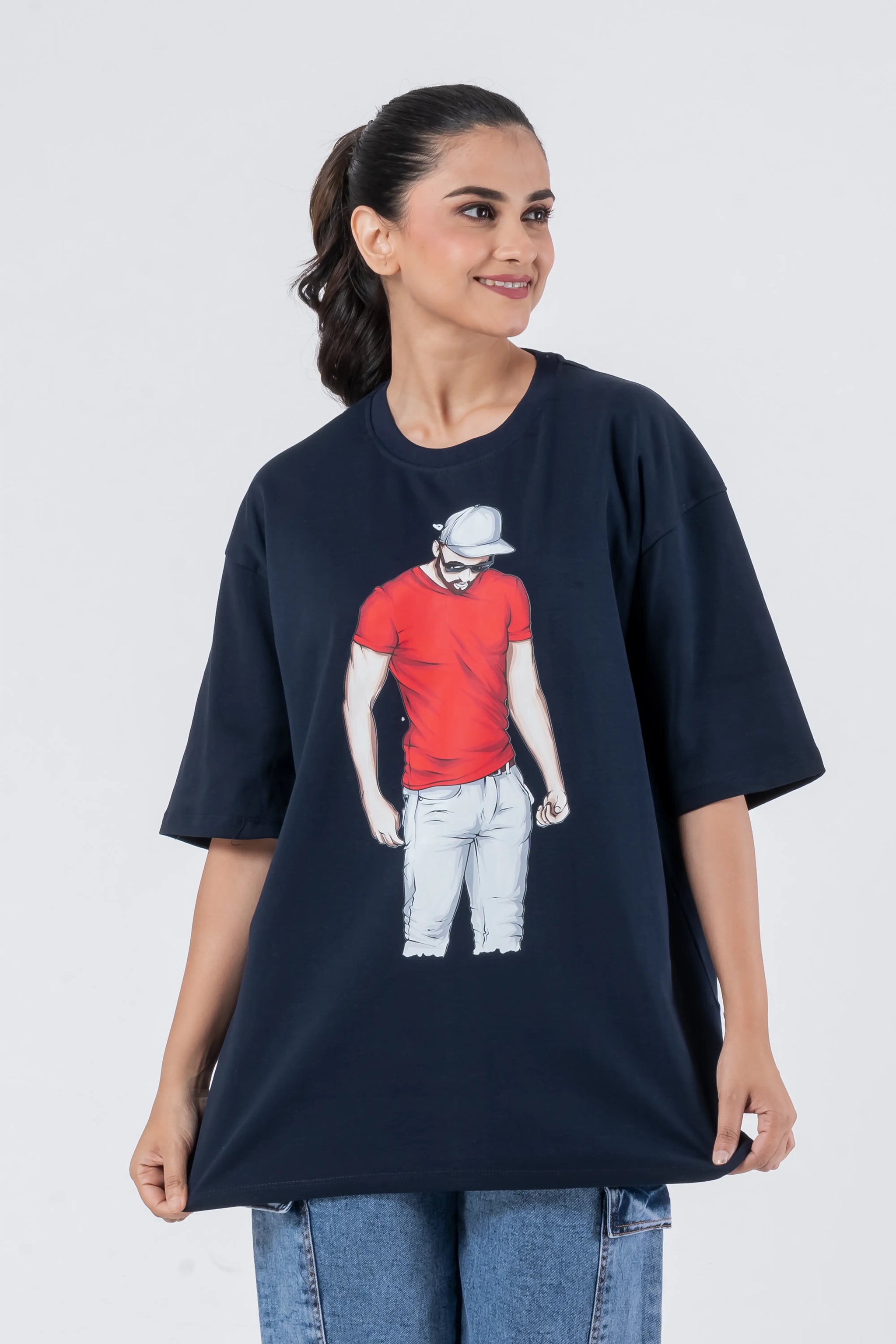 Stylish Man - Oversized Drop Shoulder Unisex T-Shirt