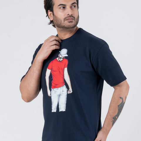 Stylish Man - Oversized Drop Shoulder Unisex T-Shirt