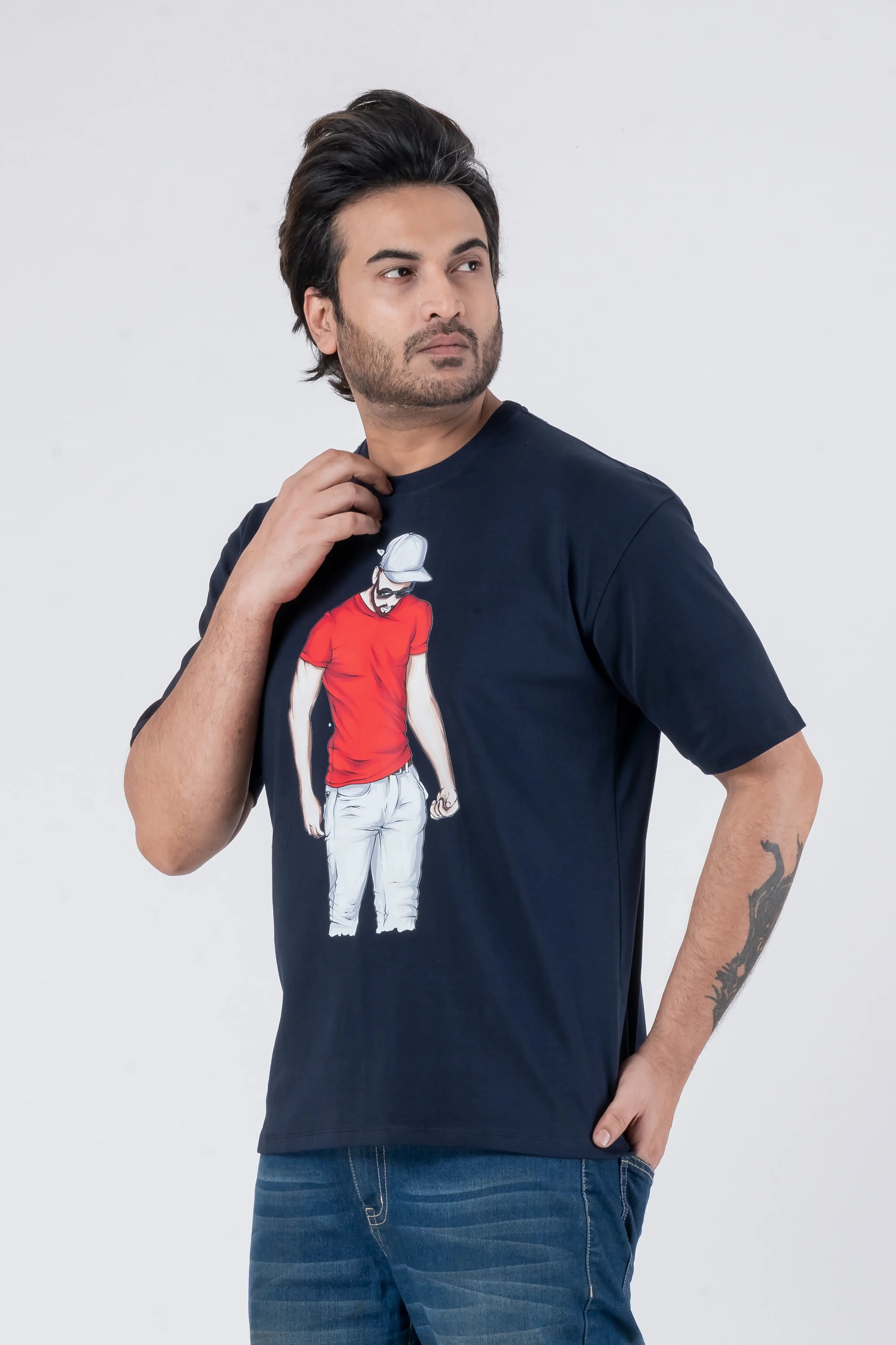 Stylish Man - Oversized Drop Shoulder Unisex T-Shirt