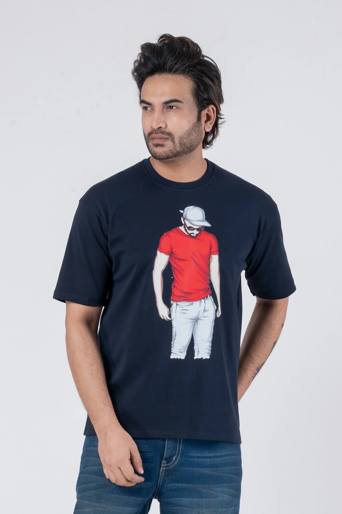 Stylish Man - Oversized Drop Shoulder Unisex T-Shirt
