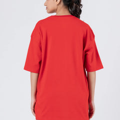 Thinking Lady - Oversized Drop Shoulder Unisex T-Shirt